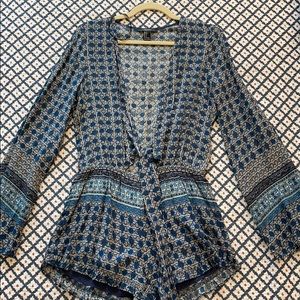 Forever 21 blue romper- Small